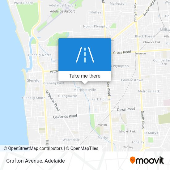 Grafton Avenue map