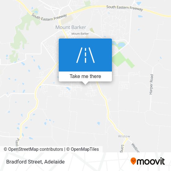 Bradford Street map
