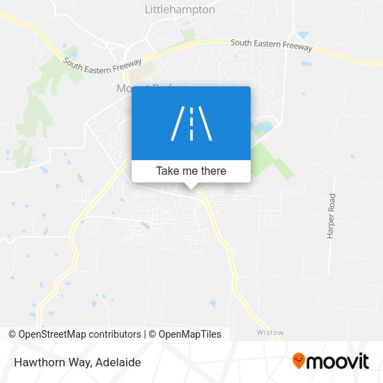 Hawthorn Way map