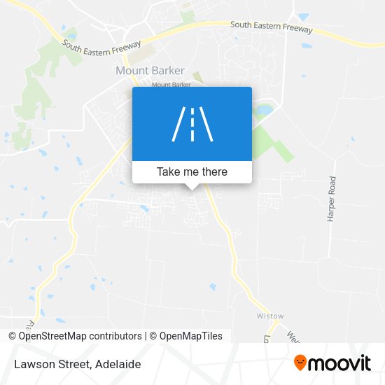 Lawson Street map