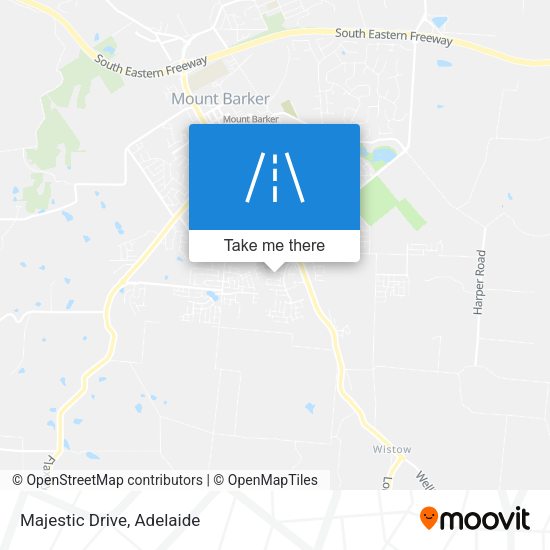 Majestic Drive map
