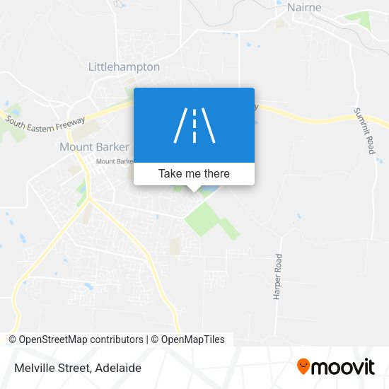 Melville Street map
