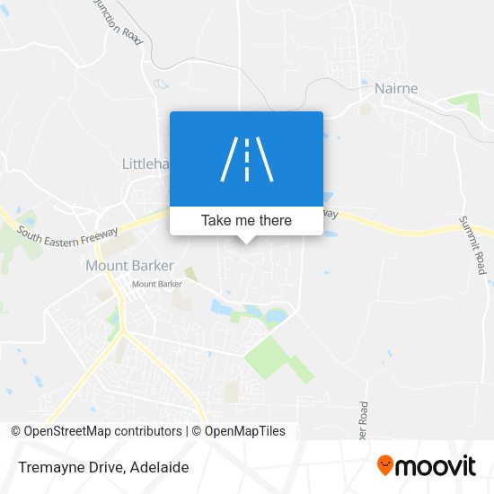 Tremayne Drive map