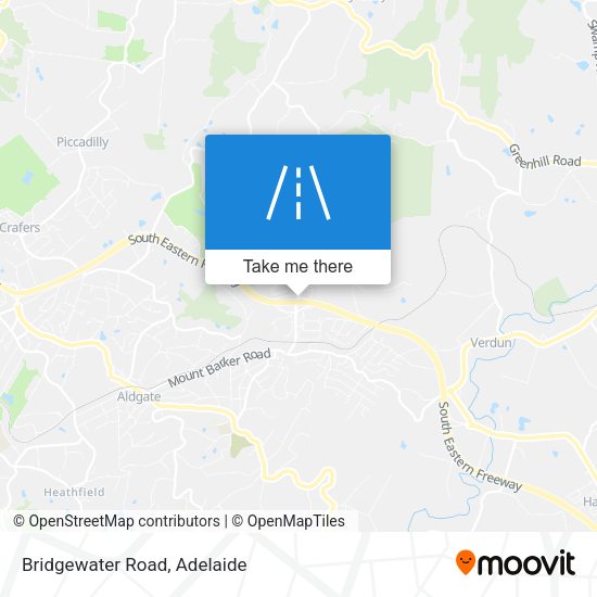 Bridgewater Road map