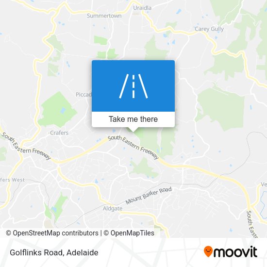 Golflinks Road map