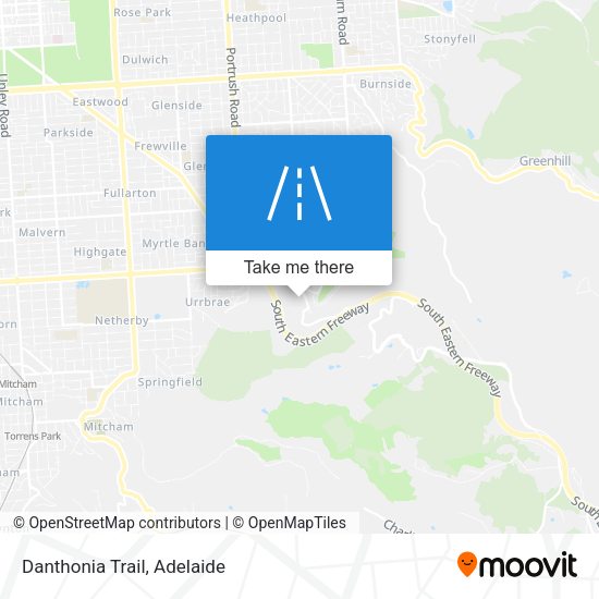 Danthonia Trail map