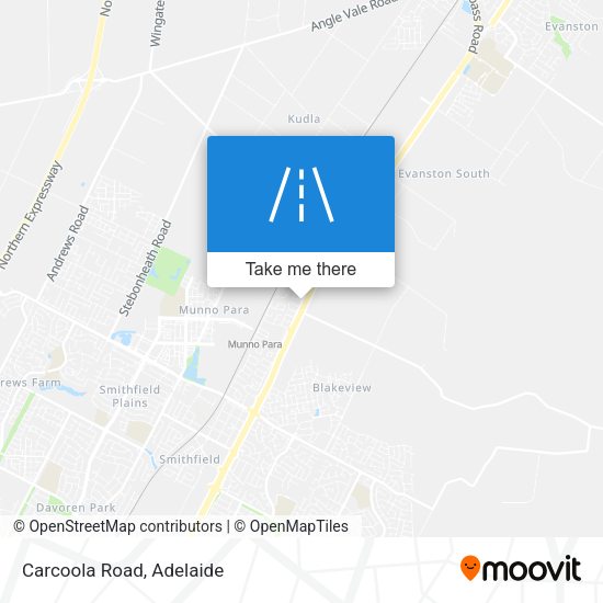 Carcoola Road map