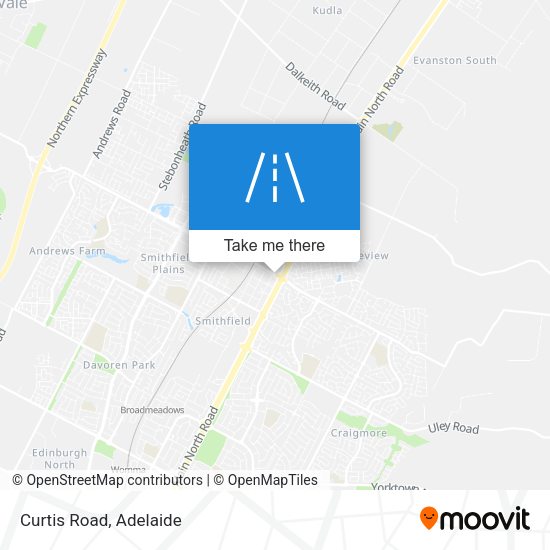 Curtis Road map
