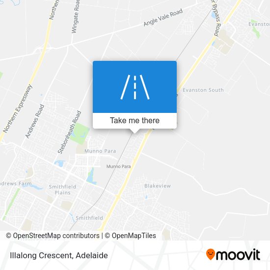 Illalong Crescent map
