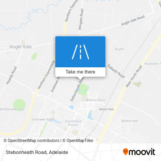 Stebonheath Road map