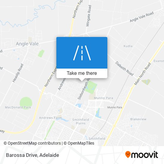 Barossa Drive map