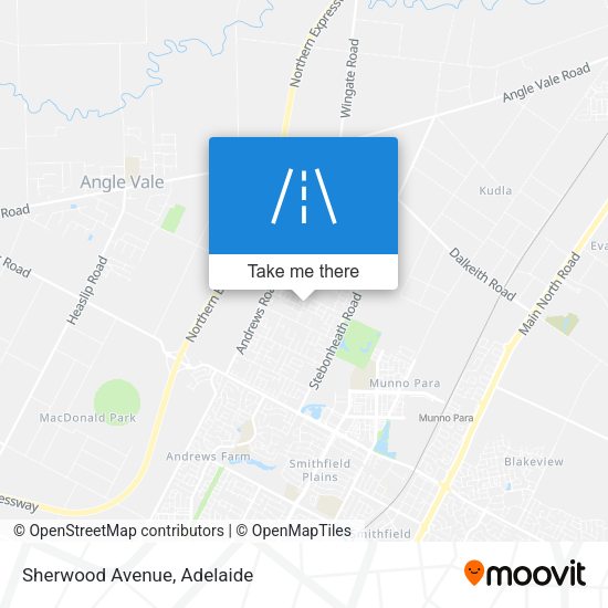 Sherwood Avenue map
