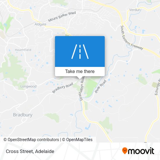 Cross Street map