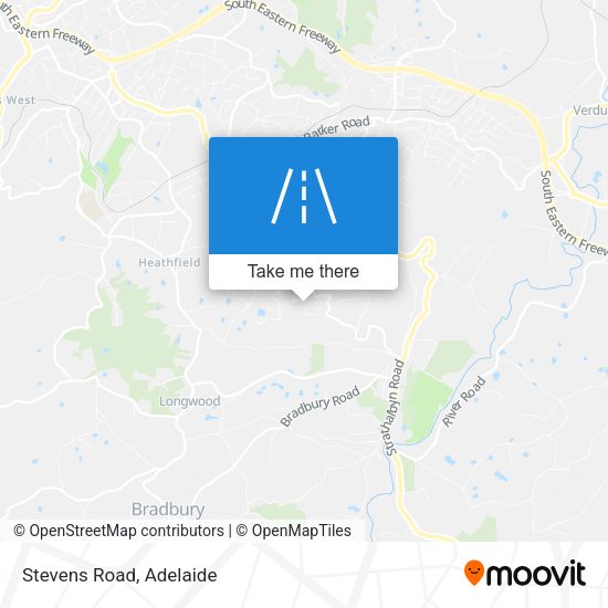 Stevens Road map