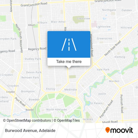 Burwood Avenue map