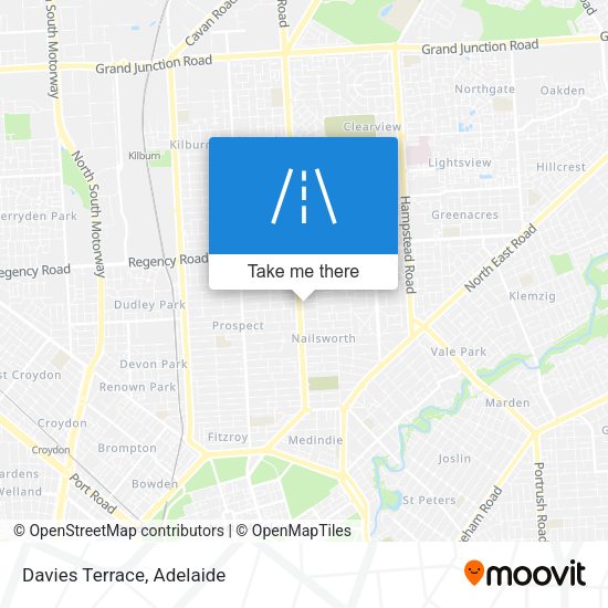 Davies Terrace map
