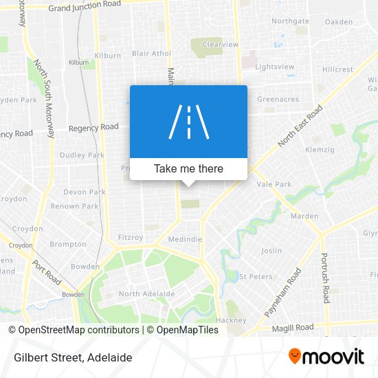 Gilbert Street map
