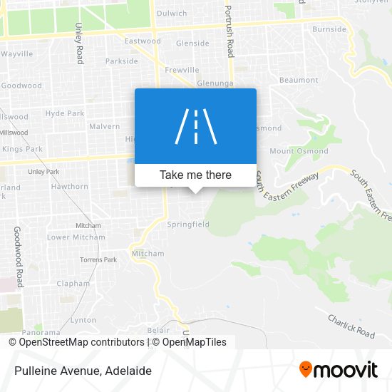 Pulleine Avenue map