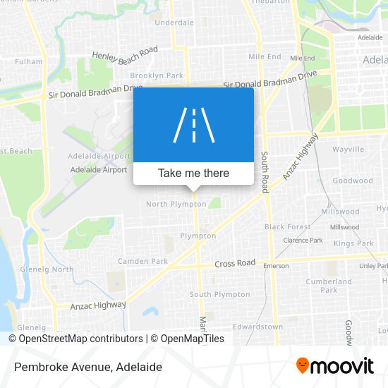 Pembroke Avenue map