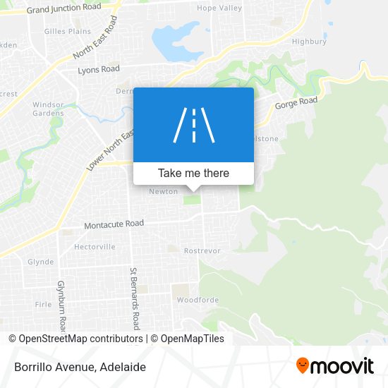 Borrillo Avenue map