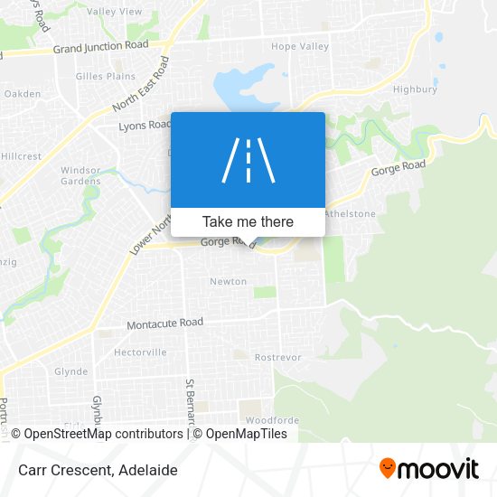 Carr Crescent map