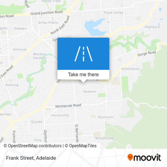 Frank Street map