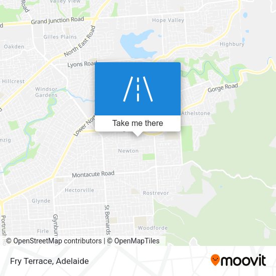 Fry Terrace map