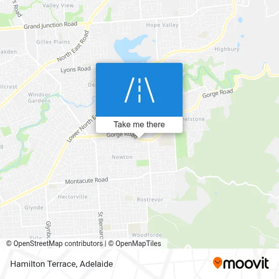 Mapa Hamilton Terrace