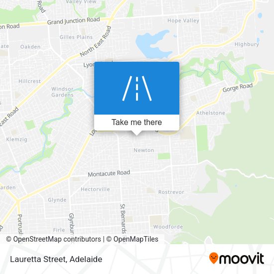 Lauretta Street map