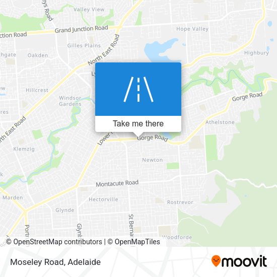 Moseley Road map