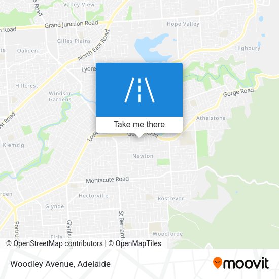 Woodley Avenue map