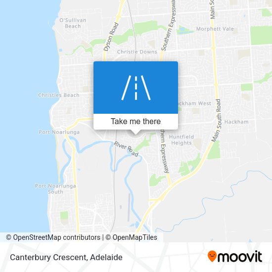 Canterbury Crescent map