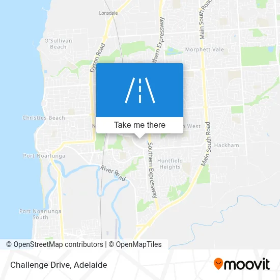 Challenge Drive map