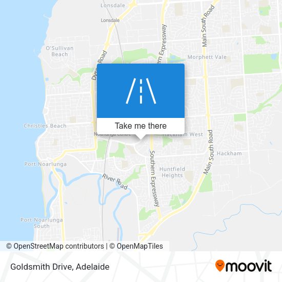 Goldsmith Drive map