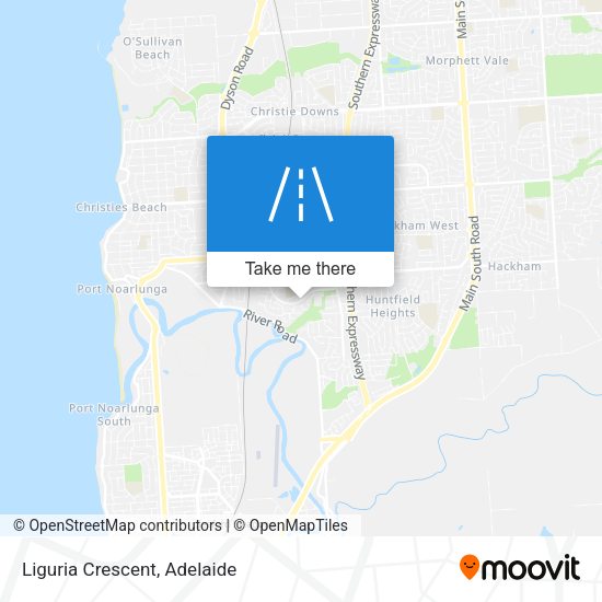 Liguria Crescent map