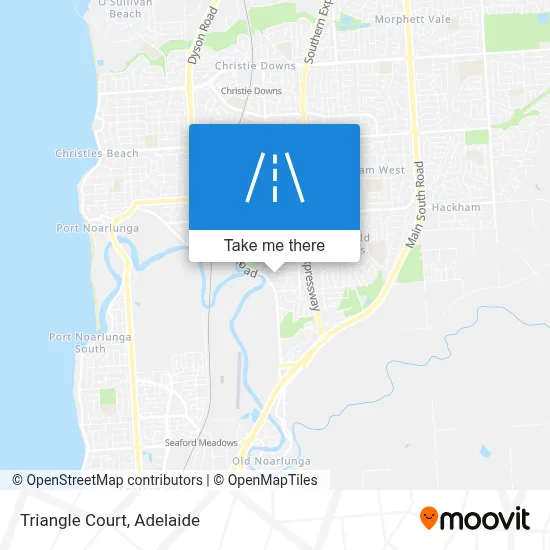 Mapa Triangle Court