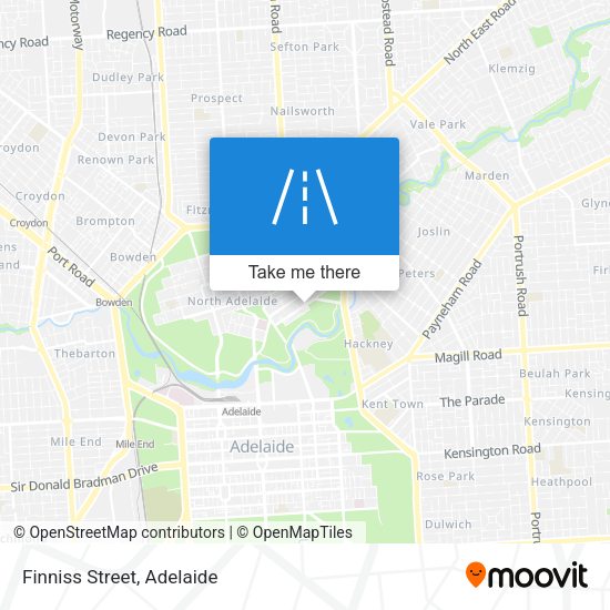 Finniss Street map