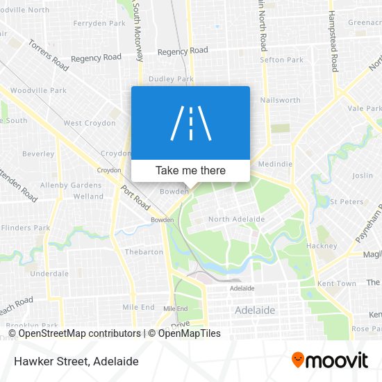 Hawker Street map