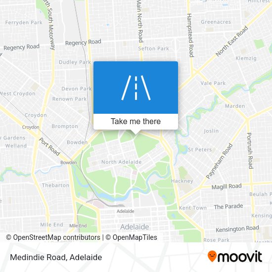 Medindie Road map