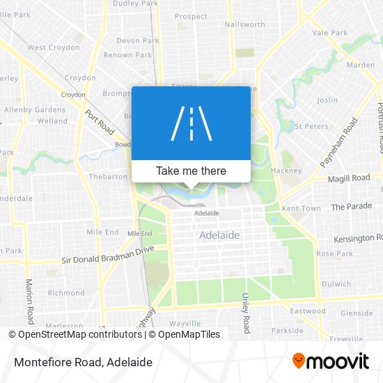 Montefiore Road map