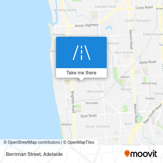 Berriman Street map