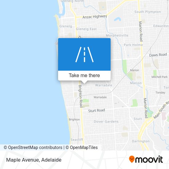 Maple Avenue map