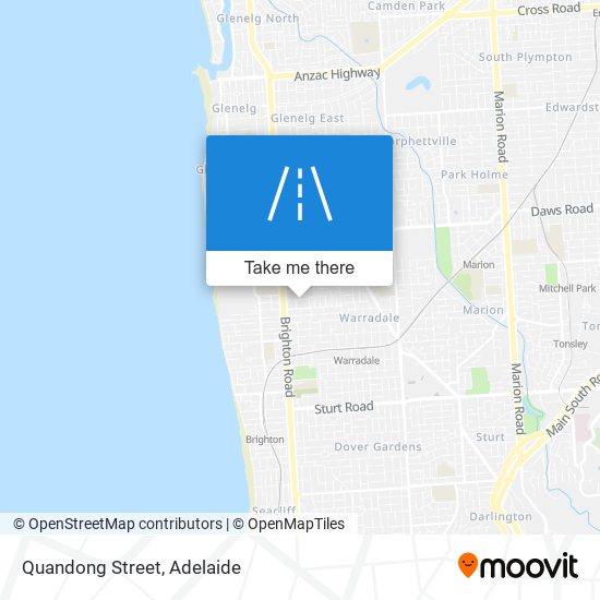 Mapa Quandong Street