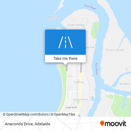 Anaconda Drive map