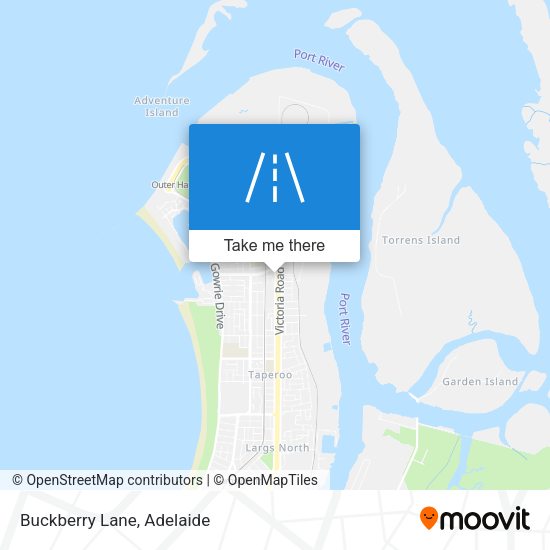 Buckberry Lane map