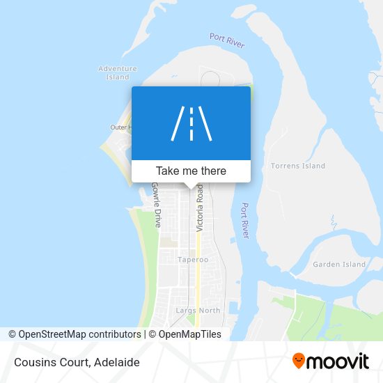 Cousins Court map