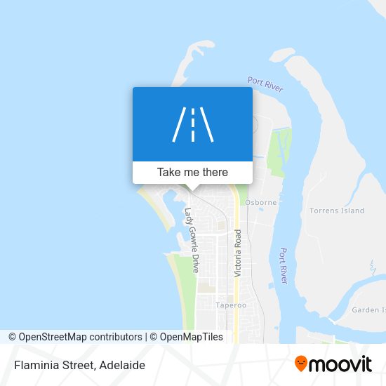 Flaminia Street map
