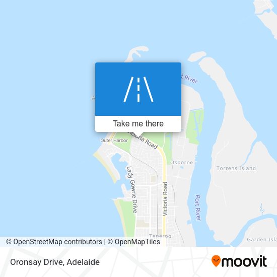 Oronsay Drive map