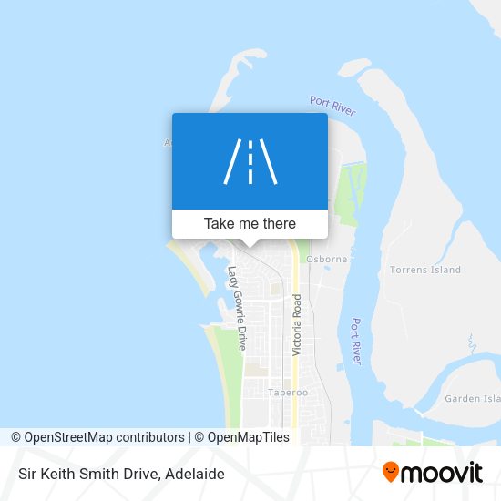Sir Keith Smith Drive map