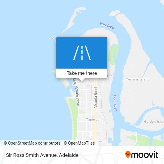 Sir Ross Smith Avenue map